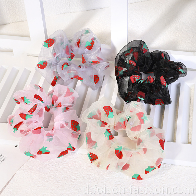 2020 Newest Hot Selling Ponytail Strawberry Hair Rubber Band1